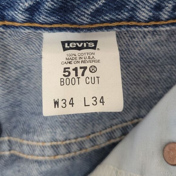 Vintage Levi's 517 Boot Cut Jeans, 31/32/34 - Picture 10 of 16
